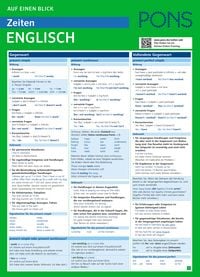 PONS Zeiten auf einen Blick Englisch